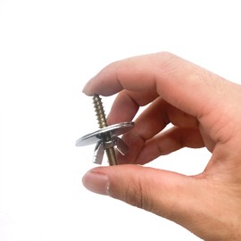 GNAUMORE Bird Cage Screws, Cage Attachment of Bird Toy, Stainless Steel Bird Cage Screws, Perch Set for Birds, Bird Cage Accessories, M5 x 30 (with Two Spacers), Pack of 20