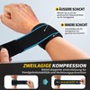 CAMBIVO Wrist Bandages Strength Training, Pack of 2 Adjustable Wrist
