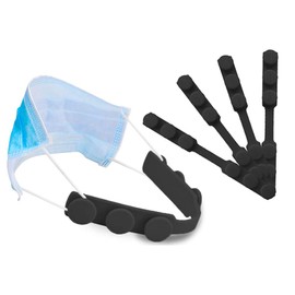 Mask Strap Extender,Anti-Tightening Mask Holder Hook Ear Strap 2020 Update (allblack)