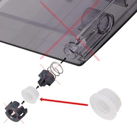 Snapworld-Kaffee 3 x Lip Seal for Delonghi ECAM & ESAM Water Tank Water Container such as 5313231691, 5313235921