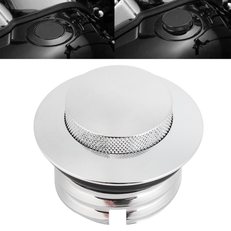 Fuel Tank Cover Push Type CNC Aluminum Alloy Oil Filler