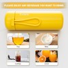 Exllena 200ml Small Insulated Flask 304 Stainless Steel Double Wall