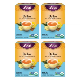 Yogi Organic DeTox Tea 16 Count Herbal Support for Digestion and Circulation
