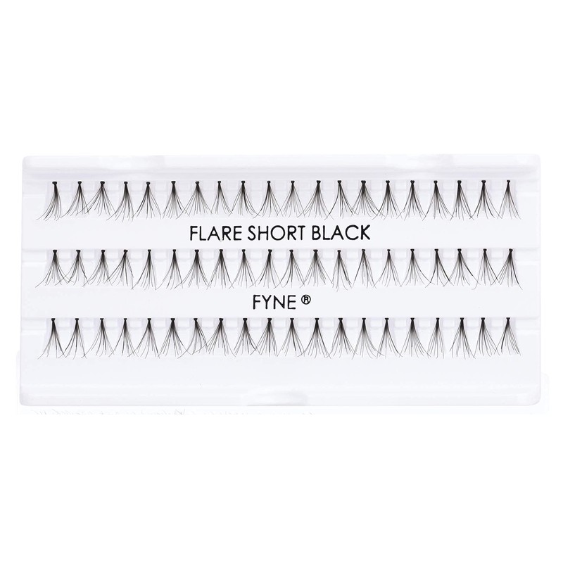 Natural Lashes by FYNE – 60 Short Cluster Lashes per