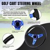 LOSCHEN Golf Cart Steering Wheel Universal Design for Club Car