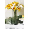 Letjolt White Calla Lily 12Pcs Artificial Flowers Bouquet for Wedding