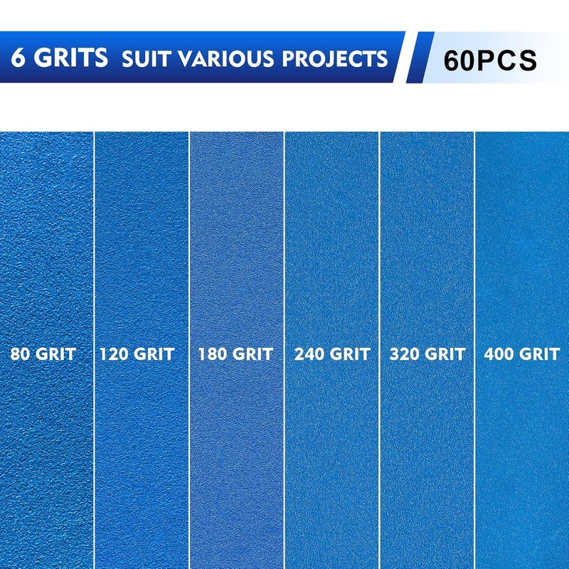 SpeTool 6 Inch Sanding Discs with 49 Hole, Hook and