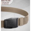 Tactical Belt for Men,BULLIANT Men Stretch Nylon Web Gift Belt