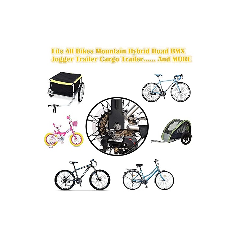 Uelfbaby Bicycle Safety Flag Accessories Black Bracket(2 pcs)