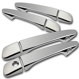 EPARTS Mirror Chrome Plated ABS Door Handle Trim Cover Cap Fit For Lexus IS250 IS350 ES350 GS350 w/Smart Keyhole