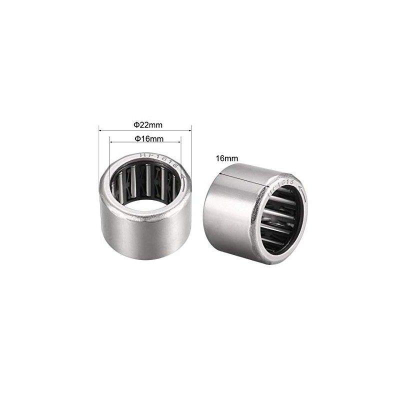 sourcing map Needle Bearings Disposable Clutch Bearing 16 mm Bore