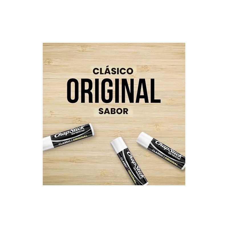 ChapStick Classic Original - Tubos de bálsamo labial, cuidado de