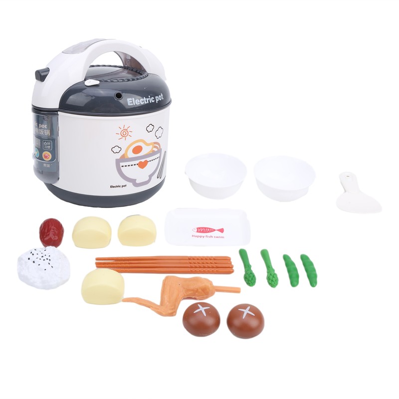 Kids Rice Cooker Toy Plastic Simulation Children Kitchen Cooking Appliances