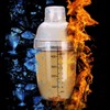 2 Pcs Plastic Cocktail Shaker,Drink Mixer Boba Tea Shaker,Professional Bar