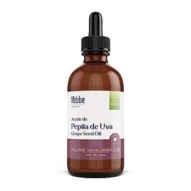 HEBBE | Aceite De Pepita De Uva 100 Ml | Antiedad Nutritivo Y Revitalizante | Rico En Antioxidantes | Ligero Y Ligeramente Astringente | Excelente Para Masajes