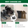 2 Pack Metal Boot Rack, Black Boot Organizer, Boot Holder,