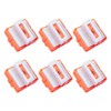 6 Orange Cutter Heads, Sliding Cutter, Bidirectional Cutter, Suitable for