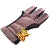 starlingukp Quality Traditional Genuine Leather Archery Gloves. Full Tip Shooting