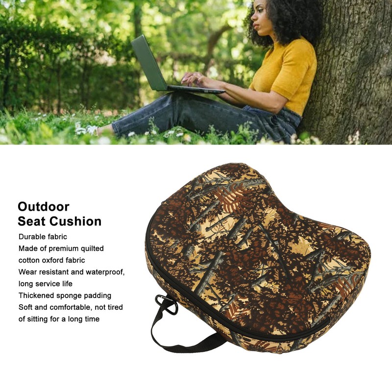Hunting Seat Cushion Thickened Irregular Camouflage Waterproof Outdoor Stadium Seat