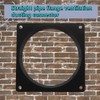 JSIXASO Wall Flange for Ventilation System Mounting Round Pipe PVC