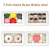 JOHOPACK 20pcs Cookie Boxes 7" x 4 3/8" x 1