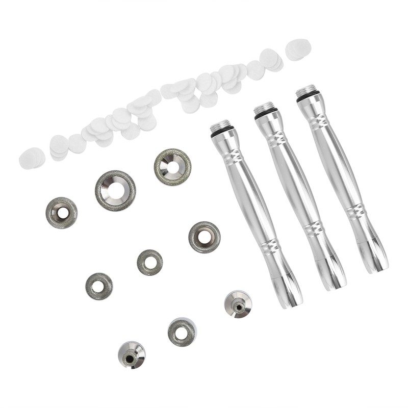 Stainless Steel Microdermabrasion Dermabrasion Tips Accessory Set for Acne Blackhead