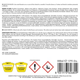 IL BUCATO DI ADELE il bucato che profuma di casa | Profumatore Bucato Lavatrice, Fragranza Gocce di Pulito, Formato 500 ml