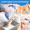 TranRantic 4 Pack Large Dust Sheets, Plastic Dust Sheets for