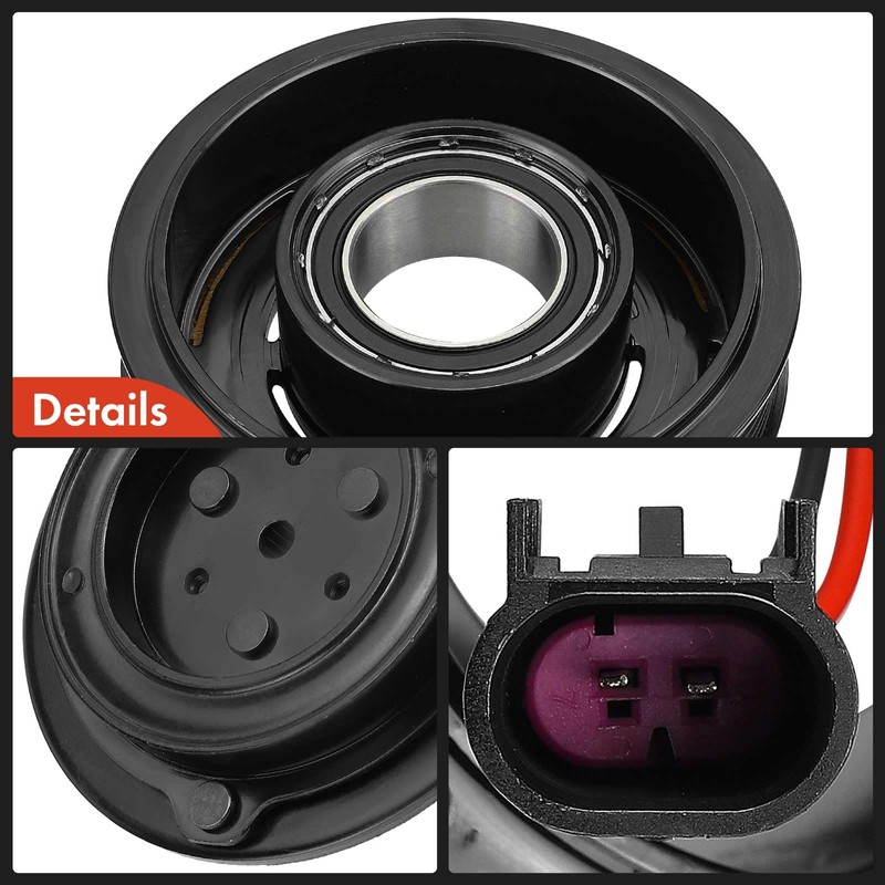 A-Premium Air Conditioner AC Compressor Clutch Kit Compatible with Ford