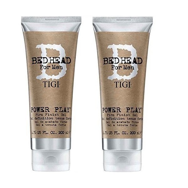 Tigi Bed Head B For Men Power Play Firm Finish Hair Gel 200 ml (Pack of 2) by TIGI