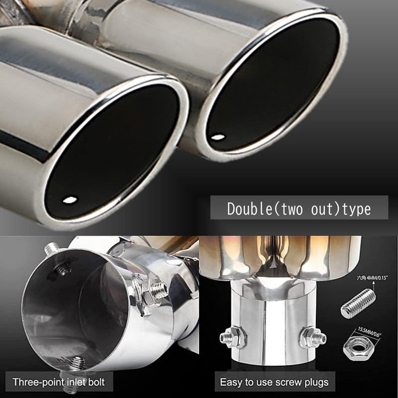 MIMIA Muffler Cutter, 2 Rolls, For Cars, Muffler, Tailpipe, Dress-Up,