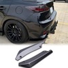 KEEPDSGN 2x Rear Bumper Diffuser Lips Canard Splitter Carbon For