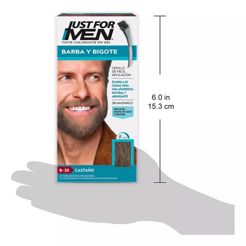 Just For Men Kit Tinte Just For Men Castaño Para