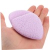 WOONEKY 5pcs Exfoliating Face Cleaning Sponges Reusable Facial Mittens for