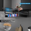 AmonHouseware 2 Pack Under Shelf Basket Organizers,Adjustable Hanging Under Cabinet