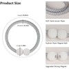 Magnetic Curtain Tiebacks (2 Pack) Pearl Ball Curtain Magnetic TieBacks
