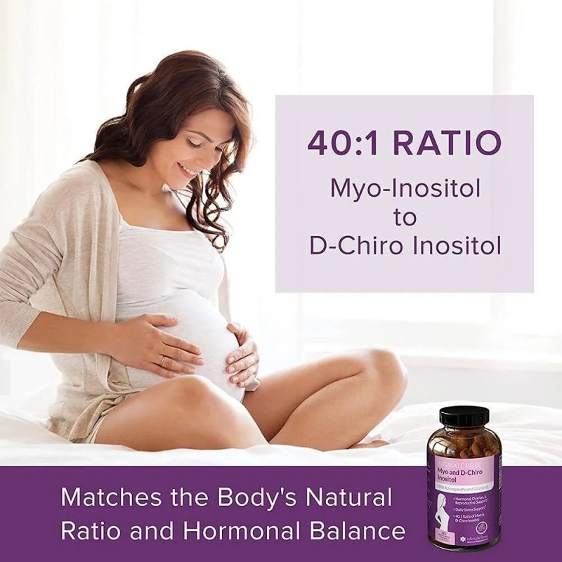 Myo And D-chiro Inositol 40:1 (120 Cápsulas) Con Vitamina D