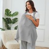 Nursing Cover for Baby Breastfeeding with Rigid Hoop, Breathable Soft