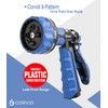Corvid 8-Pattern Rear Trigger Spray Hose Nozzle – Durable Plastic