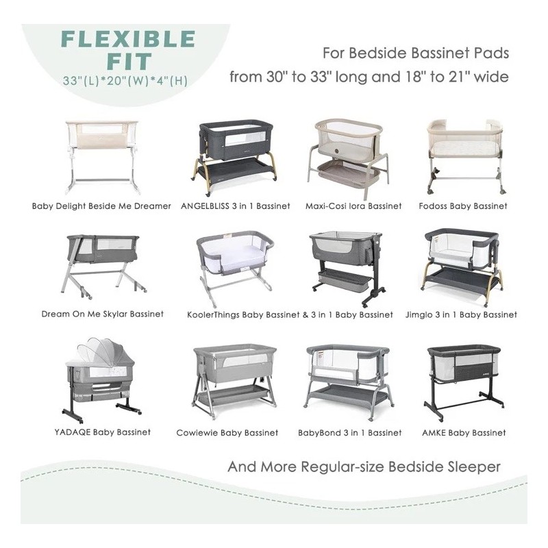 New Baby Naco Moco Bassinet Sheet Set 4 Ct Gender