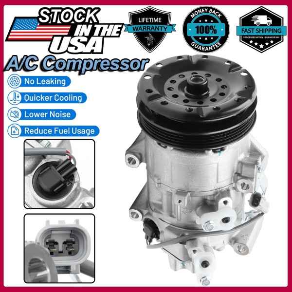 Unbranded AC A/C Compressor w/Clutch For 2006-2012 Toyota Yaris L4