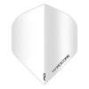 Hardcore White Extra Thick Standard Dart Flights - 5 Sets