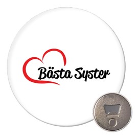 Huuraa Magnet Bästa Syster Hjärta Geschenk 59mm Flaschenöffner Bästa Syster Geschenkidee