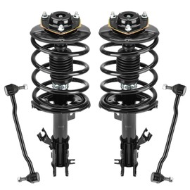 Front Strut Assembly & Sway Bar Links for 2002-2006 Nissan Altima 2.5L, Shock Absorbers Replace 271426 271427 4PCS