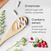 D-Mannose & Cranberry Capsules 1000mg – 120 Vegan Tablets –