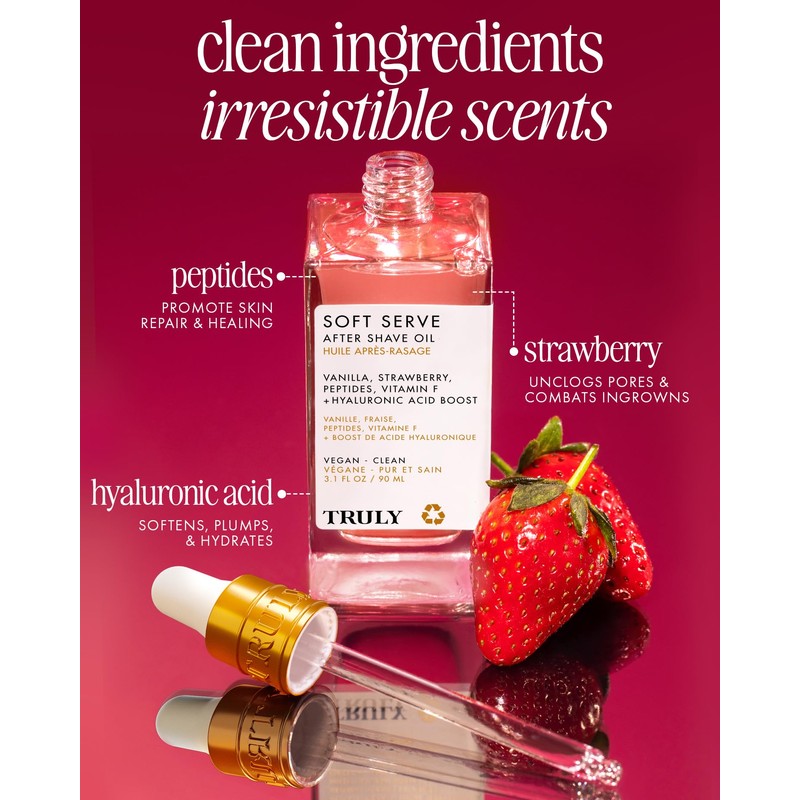 Truly Beauty Soft Serve After Shave Oil | Hydrating Treatment