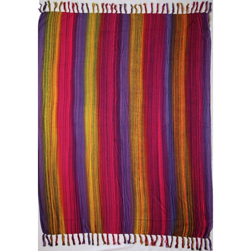 Approx. 100 Models Available SAR68 Multicolor Striped Beach Towel Pareo