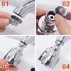 PAGOW 8 Pcs Hose Filter Washers, Stainless Steel Inlet Hose