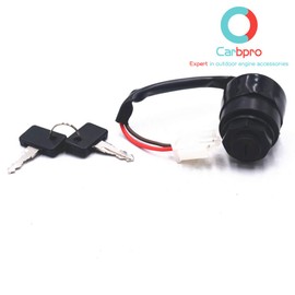 Carbpro JN8-82510-09 Ignition Key Switch & Keys for Golf Cart G11 G16 G19 G20 G21 G22 Replacement JN8-82510-00 JN8-82510-01 Gas or Electric 1996-2004 and Up New Z459