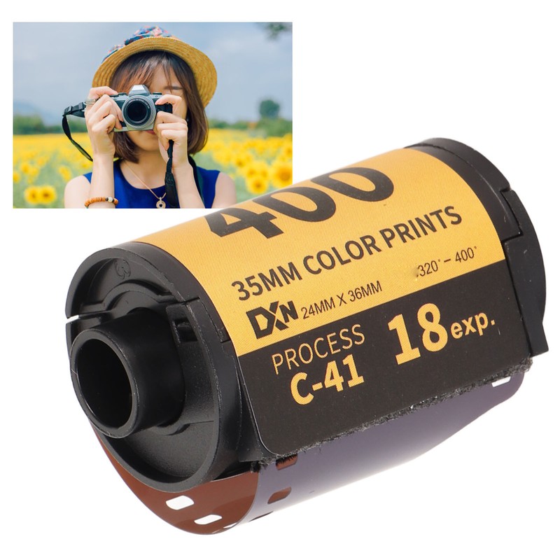 35mm Color Film 18 Exposures 320‑400 Fine Grain Wide Exposure